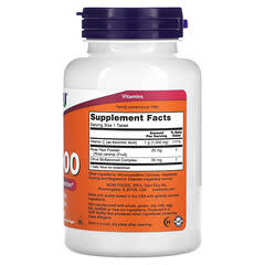 NOW Foods, C-1000, With Rose Hips and Bioflavonoids, 100 Tablets