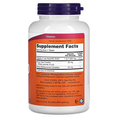 NOW Foods, C-1000, 250 Tablets