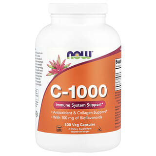 NOW Foods, C-1000, 500 Veg Capsules