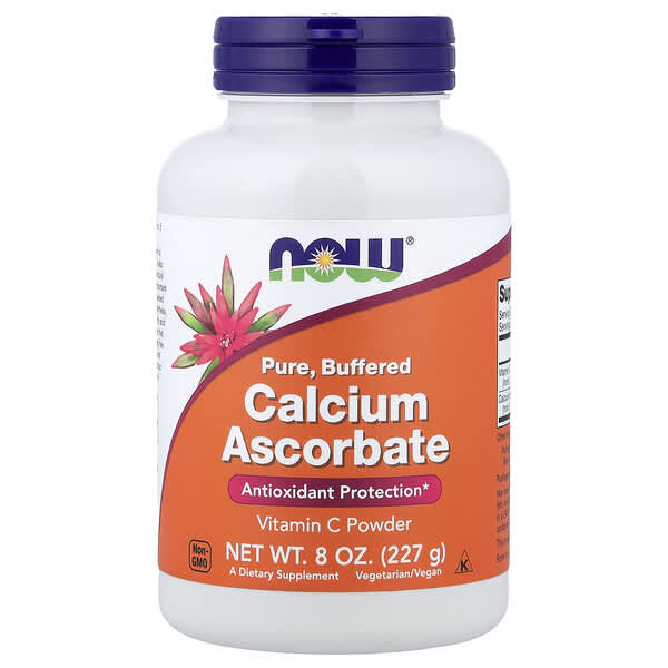 Pure, Buffered Calcium Ascorbate, Vitamin C Powder, 8 oz (227 g)