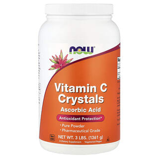 NOW Foods, Vitamina C Crystals, 3 libras (1361 g)