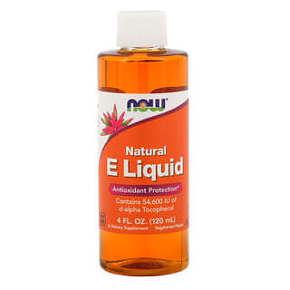 NOW Foods, Líquido natural E, 120 ml (4 oz. Líq.)