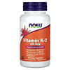 Витамин K2, 100 мкг, 100 растительных капсул