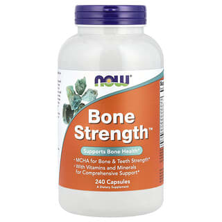 NOW Foods, Bone Strength, Ergänzungsmittel für starke Knochen, 240 Kapseln