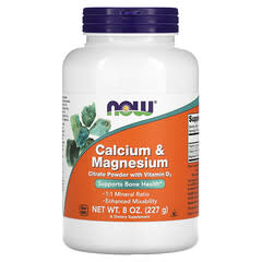NOW Foods, Calcium und Magnesium, 227 g (8 oz.)