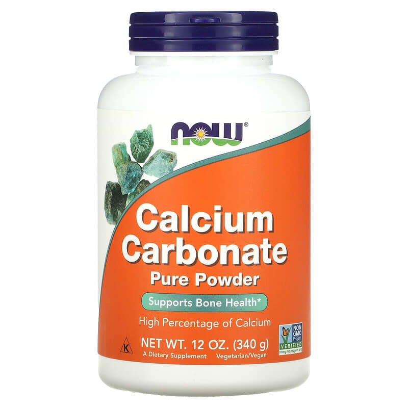Now Foods Calcium Carbonate Powder - 12 oz