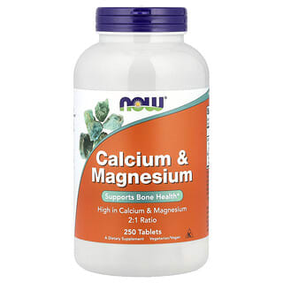 NOW Foods, Calcium & Magnesium, 250 Tablets