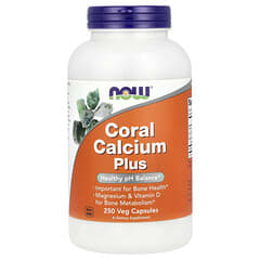 NOW Foods, Coral Calcium Plus, 250 Veg Capsules