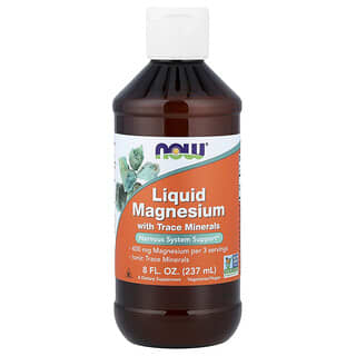 NOW Foods, 액체 마그네슘과 미량 미네랄, 8 fl oz (237 ml)