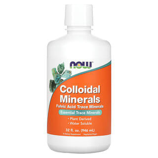 NOW Foods, Colloidal Minerals، 32 أونصة سائلة (946 مل)