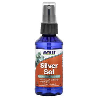 NOW Foods, Sol de plata, 50 mcg, 118 ml (4 oz. líq.)