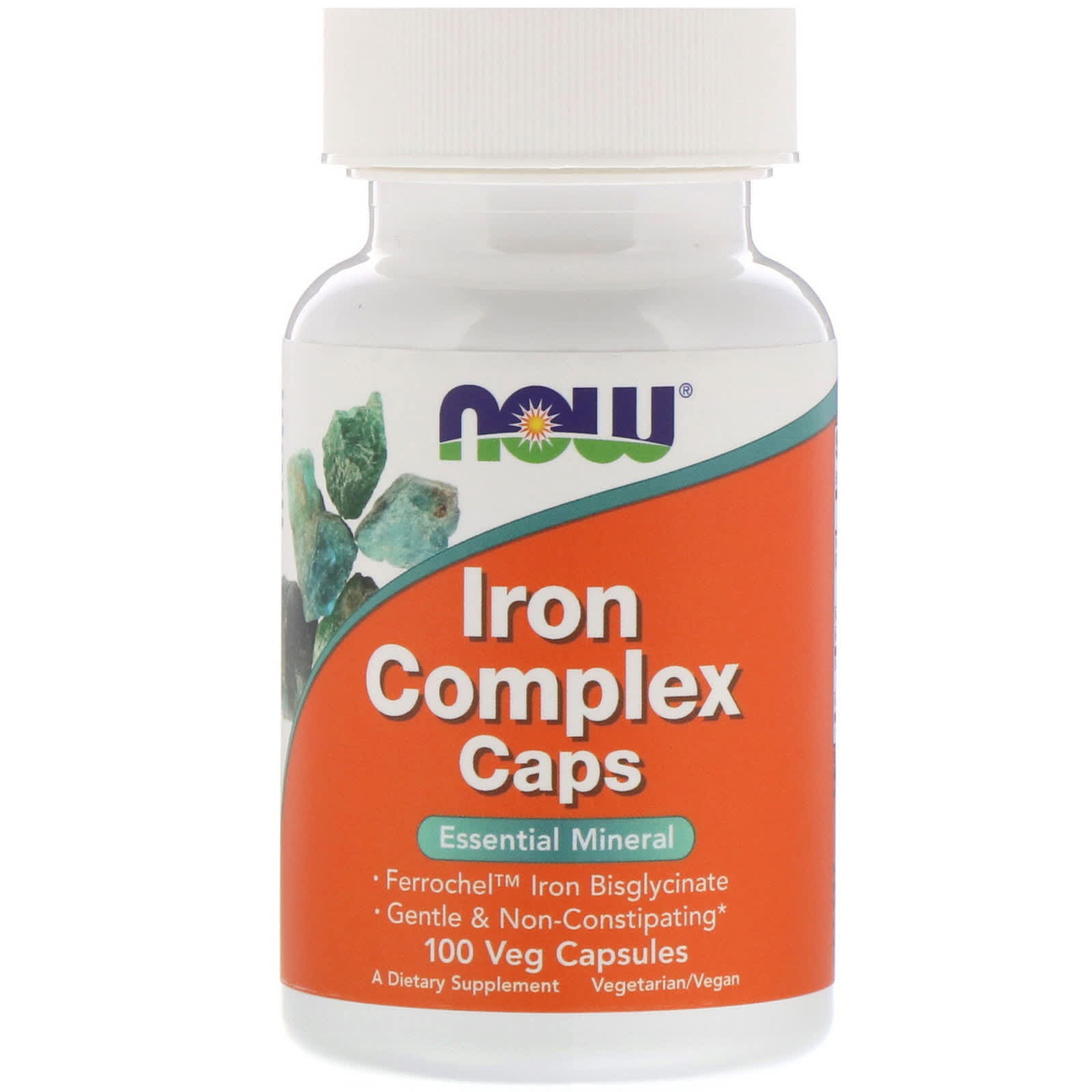 NOW Foods, Iron Complex Caps, 100 Veg Capsules