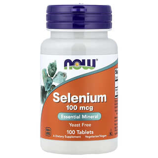 NOW Foods, Selenium, 100 mcg, 100 Tablets