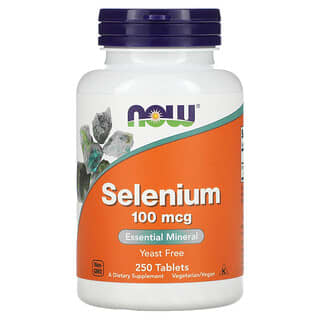 NOW Foods, Selenium, 100 mcg, 250 Tablets