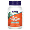 Picolinate de zinc, 50 mg, 30 capsules végétariennes