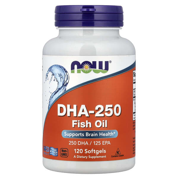 DHA-250, Fish Oil, 120 Softgels