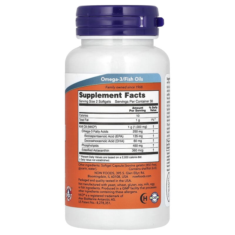 クリルオイル Amazon | Bronson Antarctic Krill Oil 2000 mg with Omega-3s