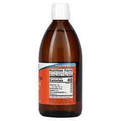 NOW Foods, Omega-3 Fish Oil, Lemon , 16.9 fl oz (500 ml)
