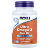 NOW Foods, Aceite de pescado Ultra Omega-3, 90 cápsulas blandas