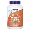 NOW Foods, Ultra Omega-3, рыбий жир с омега-3, 180 капсул