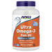 NOW Foods, Ultra Omega-3 Fish Oil, 180 Fish Softgels