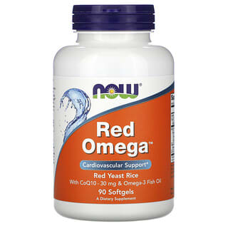 NOW Foods, Omega rojo, 90 cápsulas blandas