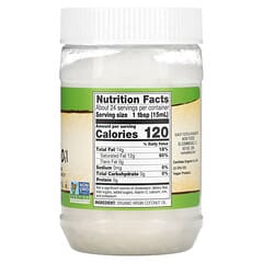 NOW Foods, Real Food, natives Bio-Kokosnussöl, 355 ml (12 fl. oz.)