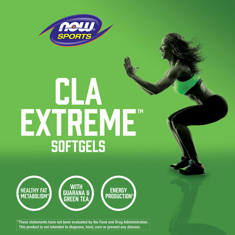 NOW Foods, CLA Extreme, добавка для физической активности, 90 капсул