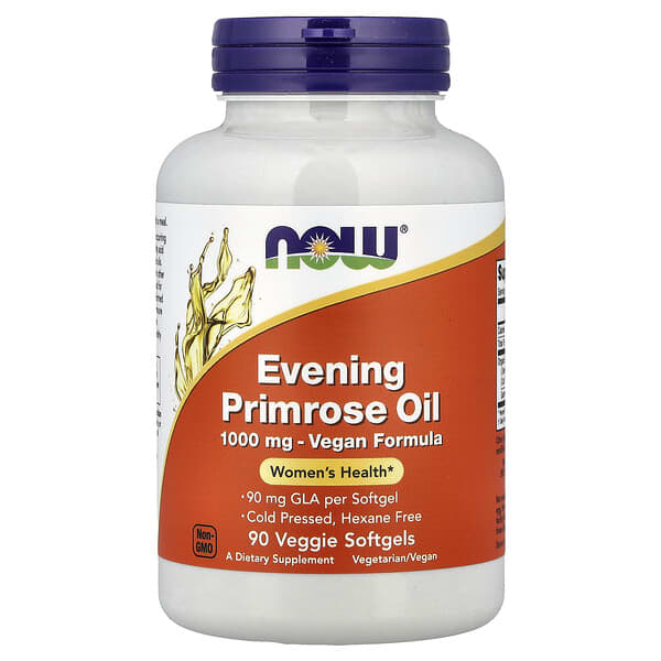 Evening Primrose Oil, 1,000 mg, 90 Veggie Softgels