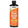 Certified Organic Flax Seed Oil, 24 fl oz (710 ml)