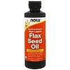 Certified Organic, High Lignan Flax Seed Oil, 12 fl oz (355 ml)