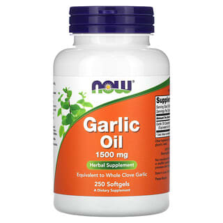 NOW Foods, Garlic Oil, 500 mg, 250 Softgels