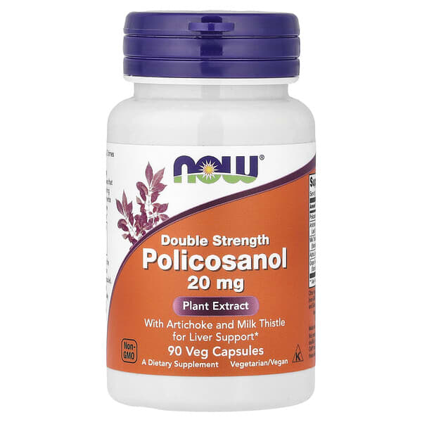 NOW Foods, Policosanol, 90 Veg Capsules