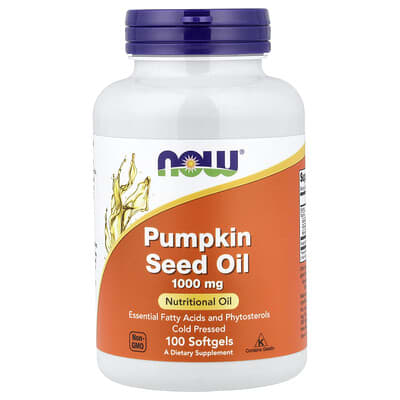 Norland NOW Foods, Pumpkin Seed Oil, 100 Softgels (1,000 mg per Softgel) supplement Uganda UGX 53920
