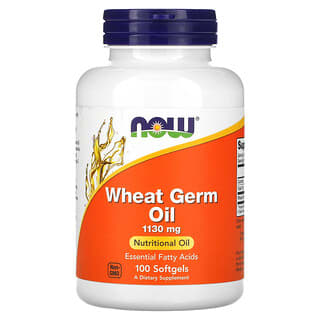 NOW Foods, Wheat Germ Oil, 1,130 mg, 100 Softgels