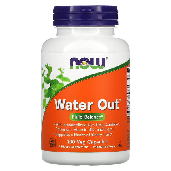 NOW Foods, Water Out, Équilibre hydrique, 100 capsules végétales
