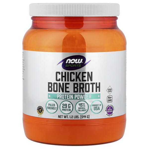 Sports, Chicken Bone Broth Protein Powder, 1.2 lbs (544 g)