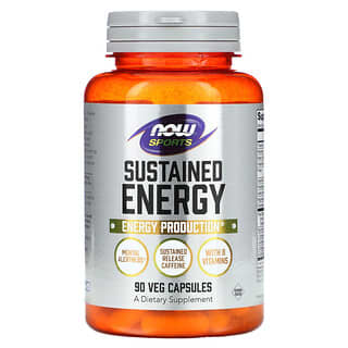 NOW Foods, Sustained Energy, 90 Veg Capsules