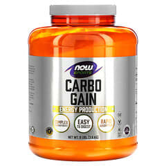 NOW Foods, 运动系列 Carbo Gain 能量补充剂，8 磅（3.6 千克）
