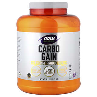 NOW Foods, Sports, Karbonhidrat Kazanımı, 3,63 kg (8 lb)