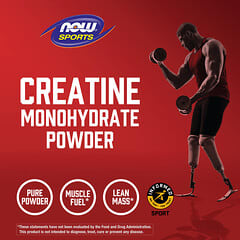 NOW Foods, Sports, Creatine Monohydrate, 8 oz (227 g)