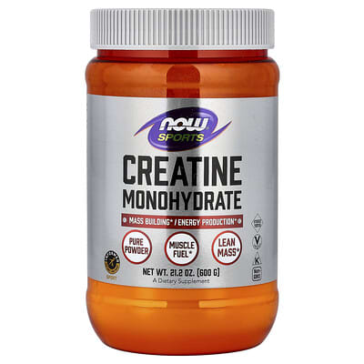 NOW Foods, Sports, Creatine Monohydrate, 21.2 oz (600 g)