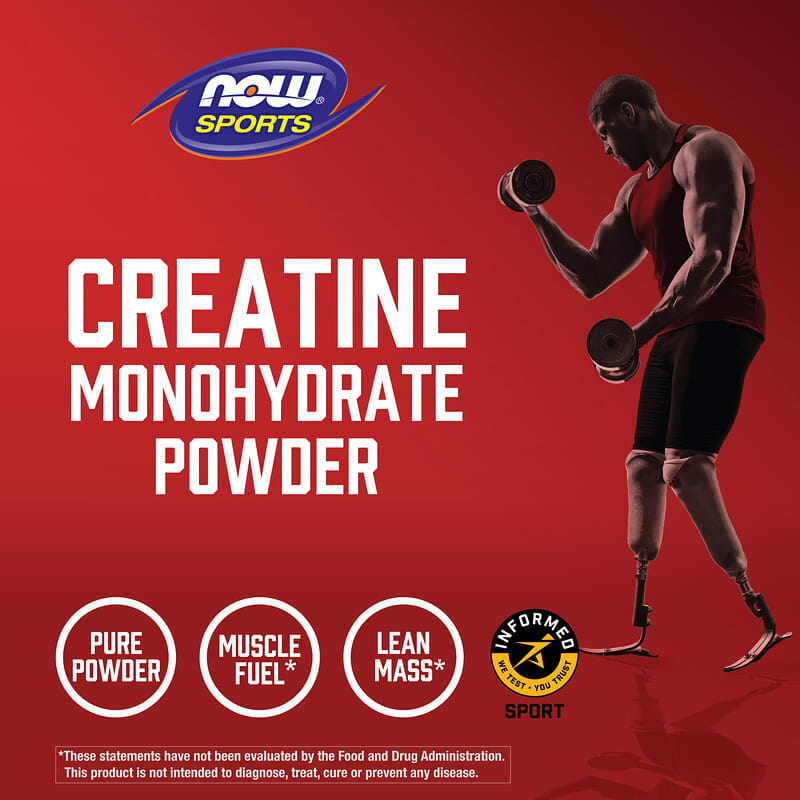 NOW Foods, Sports, Creatine Monohydrate, 2.2 lbs (1 kg)