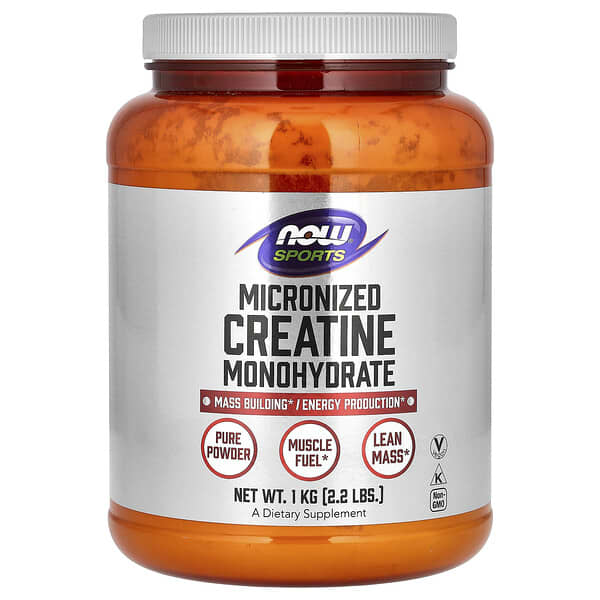 NOW Foods, Micronized Creatine Monohydrate, 1 kg
