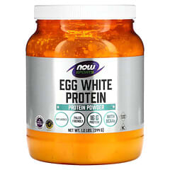 NOW Foods, Sports, Proteína de clara de huevo, Proteína en polvo, 544 g (1,2 lb)