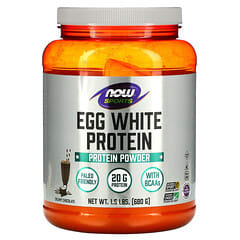 NOW Foods, Sports, Proteína de clara de huevo, Chocolate cremoso, 680 g (1,5 lb)