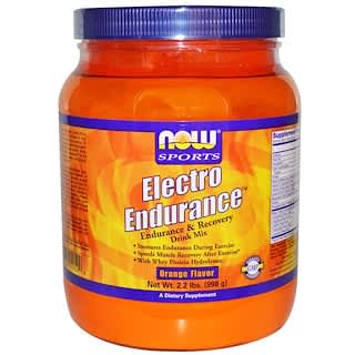 NOW Foods, Electro Endurance, Orange Flavor,  2.2 lbs (998 g)