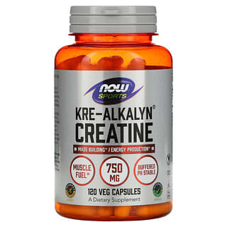NOW Foods, Sports, Kre-Alkalyn Creatine (креалкалин креатин), 120 капсул