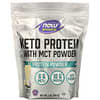 Sports, Keto Protein with MCT Powder, Vanilla Cream, 1 lb (454 g)