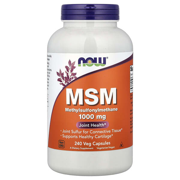 MSM, 1,000 mg, 240 Veg Capsules